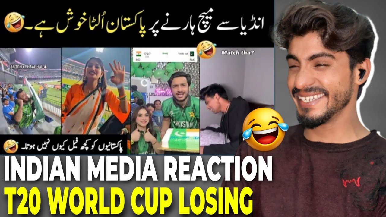 Indian media's funny reaction on Pakistan T20 World Cup loosing 😅😂 ||Funny videos, Try Not to Laugh