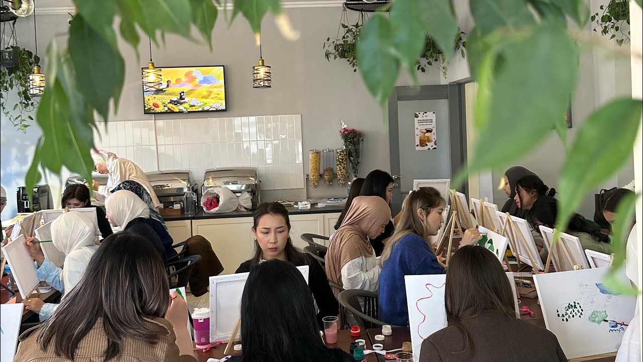 Как прошла наша Арт-терапия в честь 8 марта / Mini Vlog