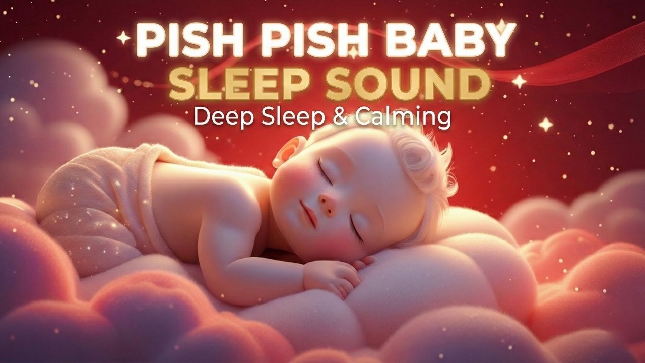 👶 Pish Pish Baby Sleep Music 💤 Deep Sleep in Minutes