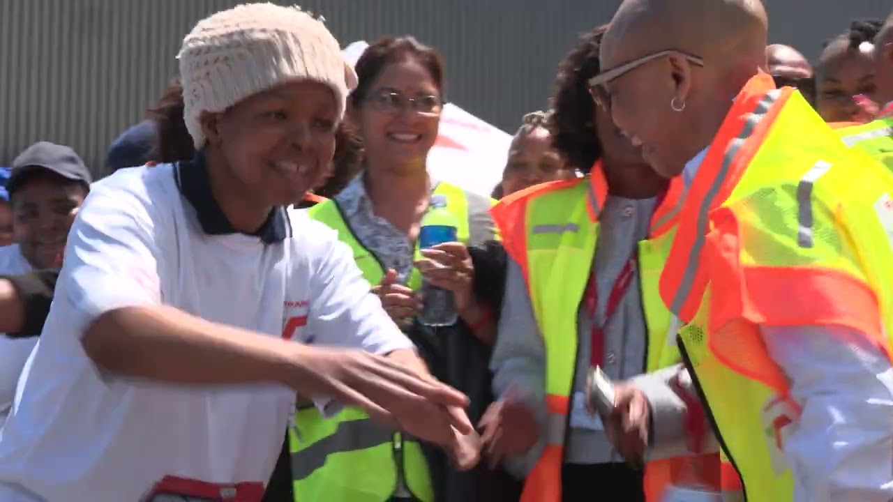 Transnet Board Chairperson, Group CE, and Group COO at the 200th Traxx 23E loco unveiling