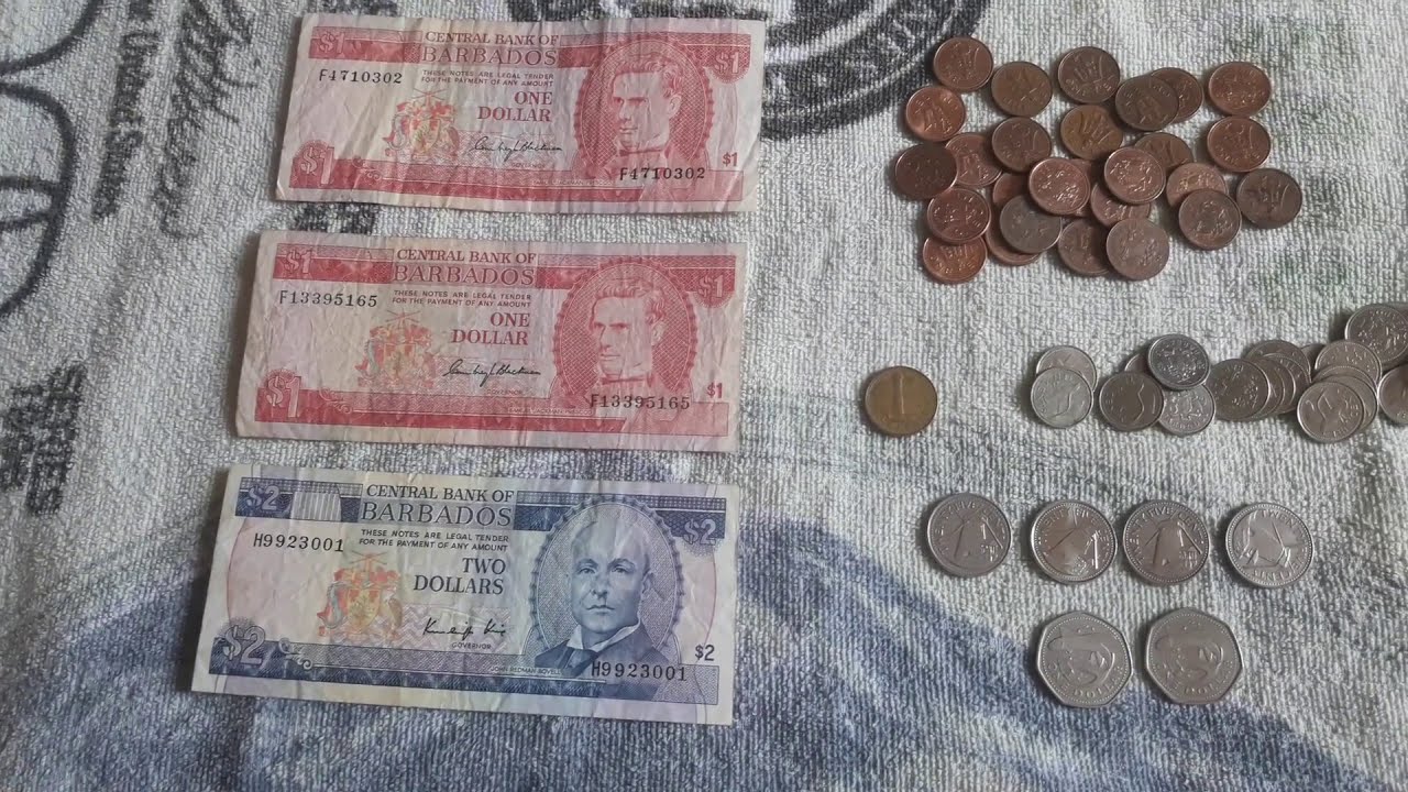 MY COLLECTION: BARBADOS DOLLAR - Coins & Banknotes