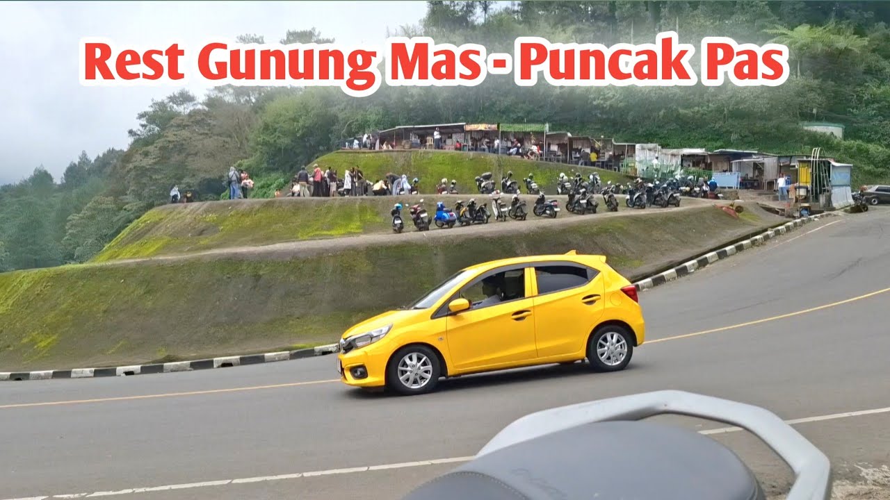 Perjalanan Rest Area Gunung Mas Ke Puncak Pas Melewati Hibisc Fantasy - Masjid Atta'awun