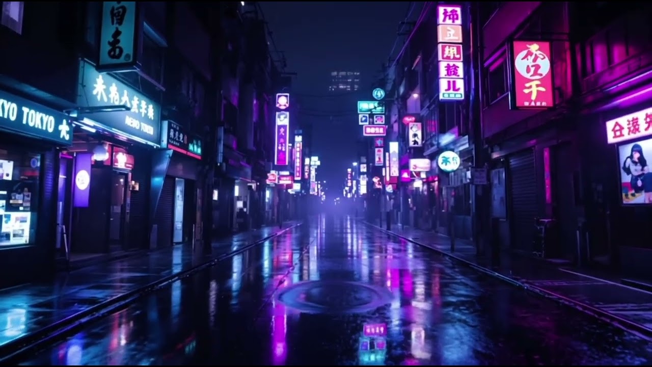 =Neon Rainfall ☔ Neo-Tokyo Lofi Chill Beats to Relax and Dream