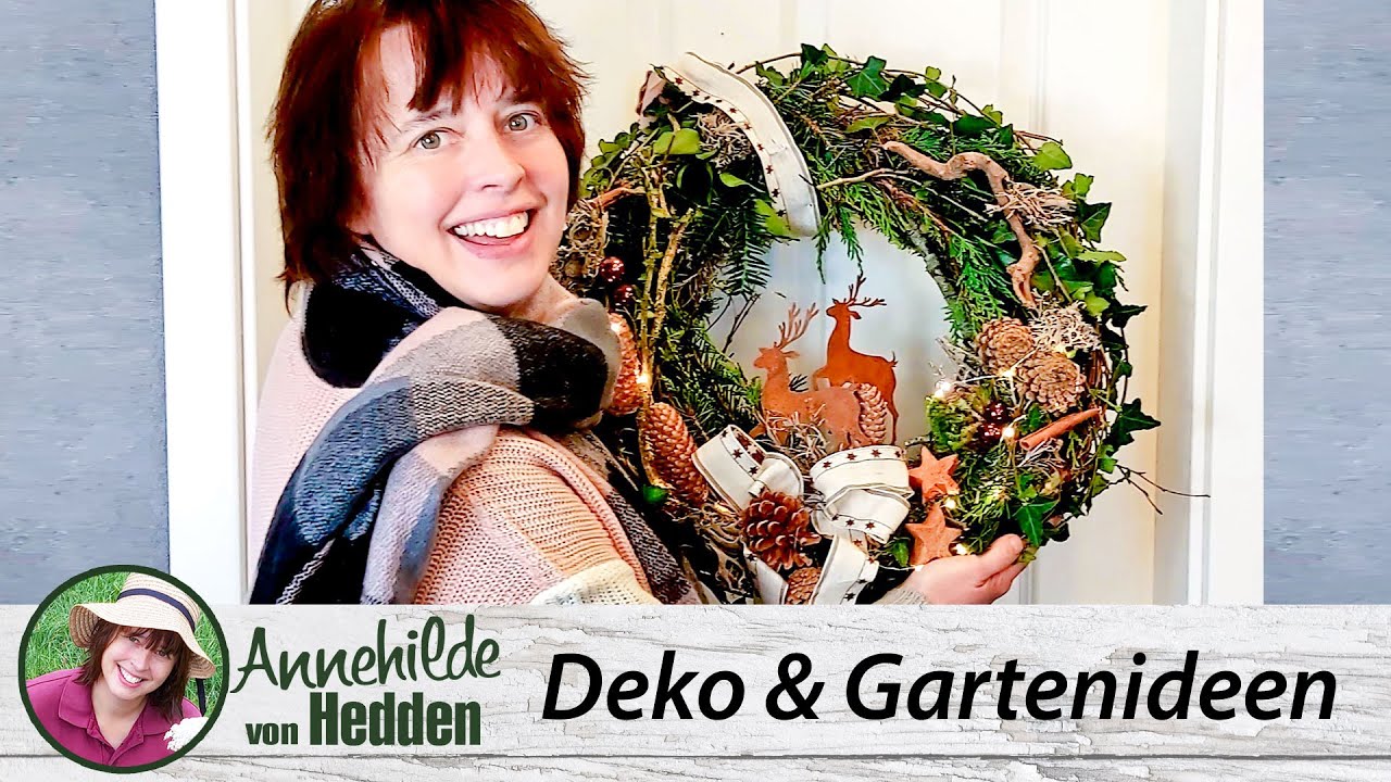 Advent für die Tür - DIY Türkränze aus der Natur