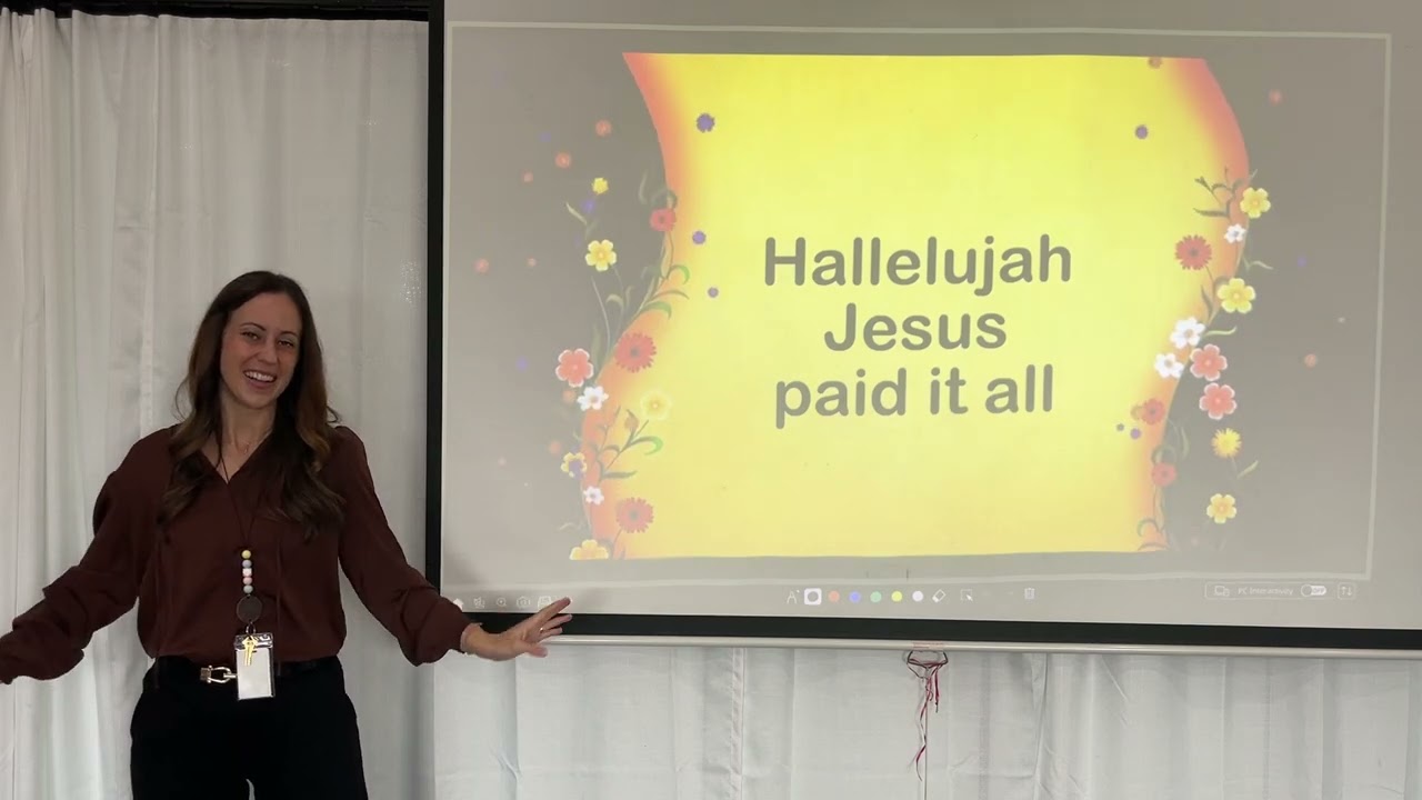(Wright) “Jesus Paid It All” by God’s Kids Worship - hand motions practice video