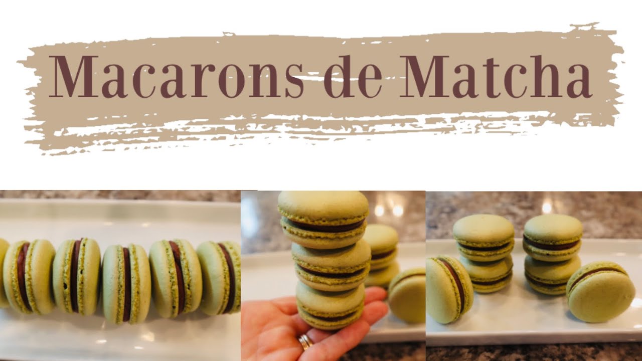 Macarons de Matcha