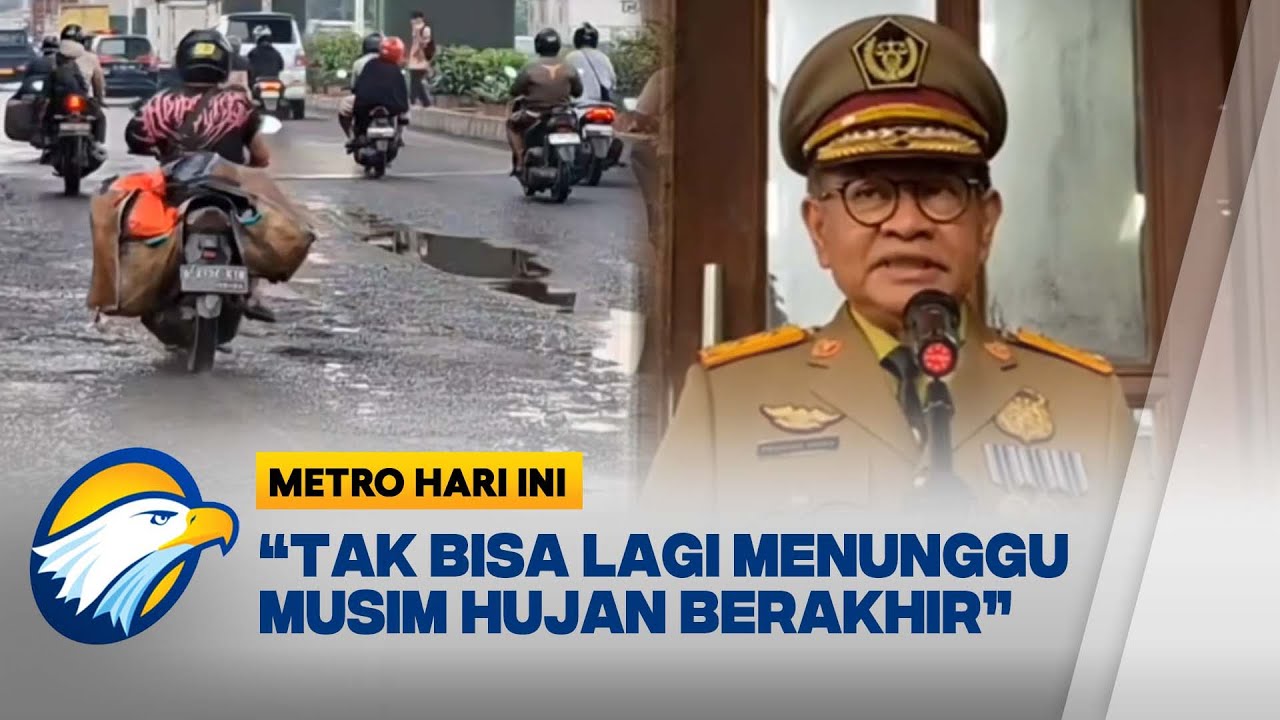 Marak Jalan Rusak di Jakarta, Gubernur Pramono Percepat Perbaikan | Metro Hari ini