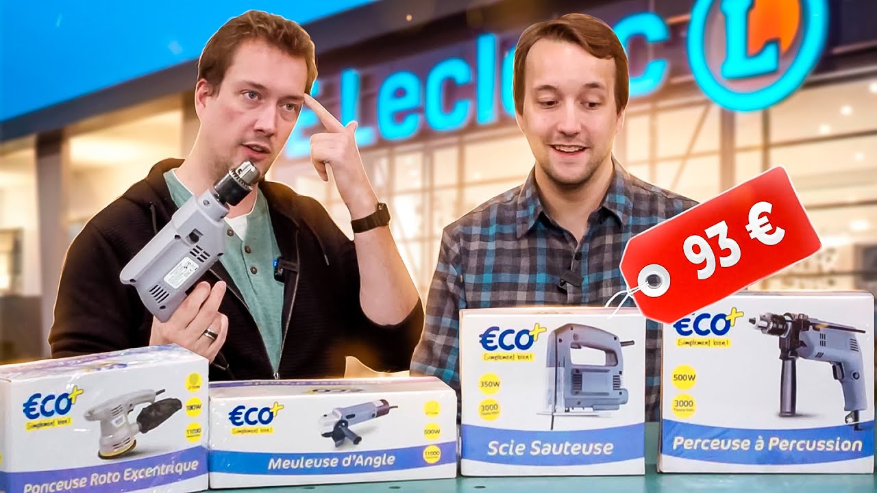 ÇA VA MAL FINIR.. 93€ ECO+ les Outils Leclerc PREMIER PRIX en TEST !