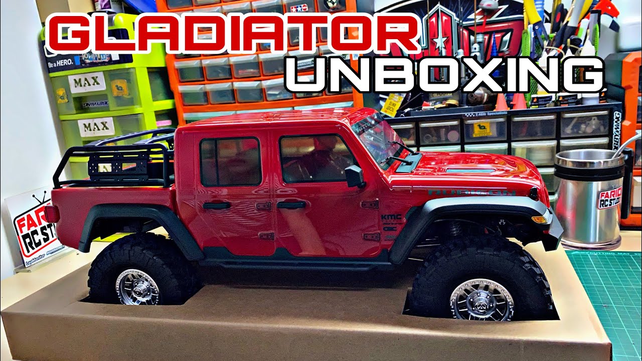 UNBOXING AXIAL SCX10 iii GLADIATOR READY TO RUN RC CRAWLER
