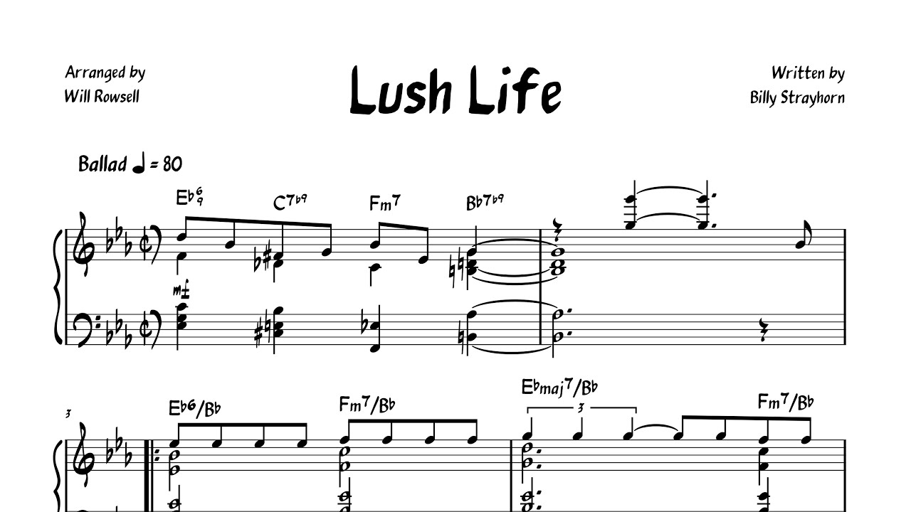 Lush Life (Billy Strayhorn) [Solo Piano]
