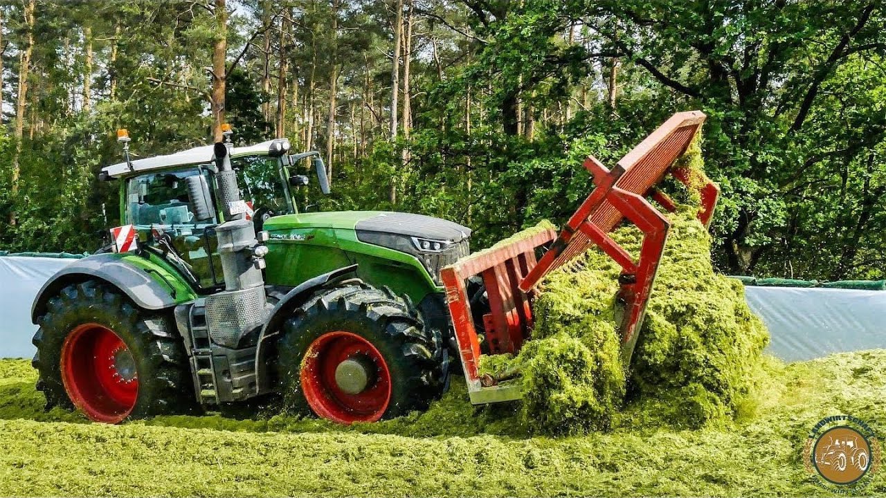 Fendt 1046 Vario /2 Scania G 410 - Silieren-Biogasanlage - Biggest Roggen Ernte - LU J&J