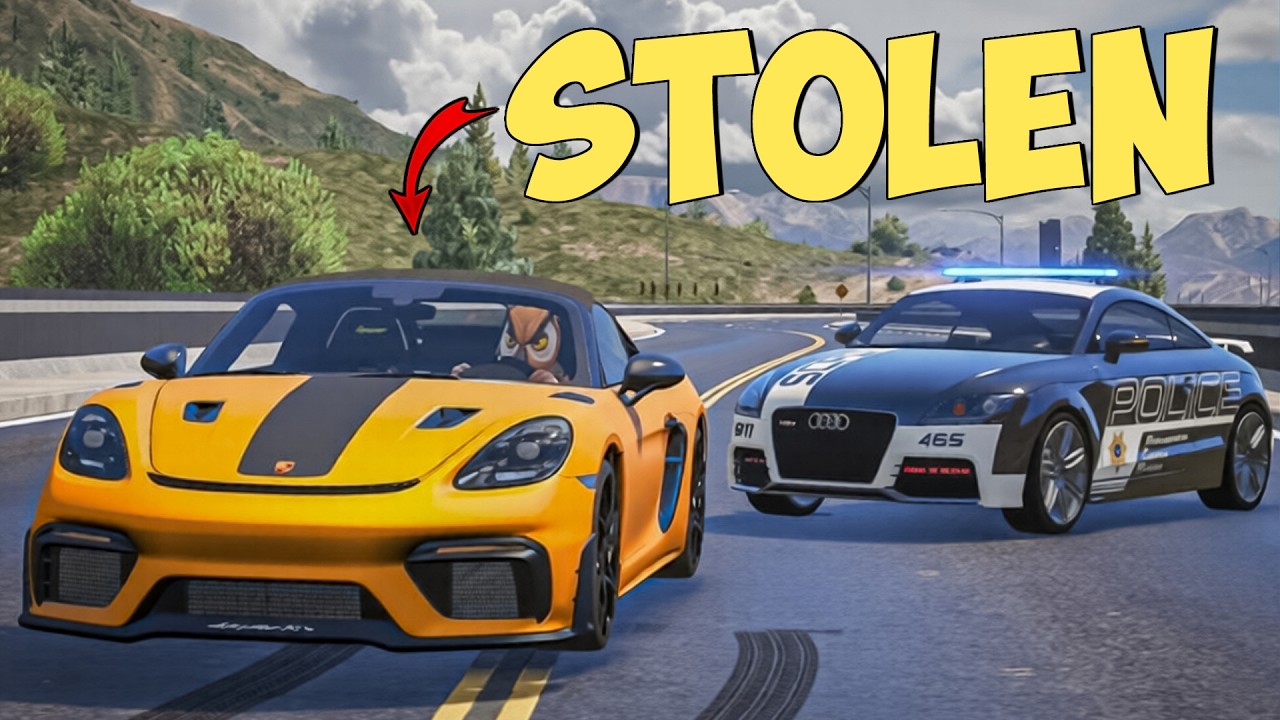 I Stole @VonOrdonaVlogs Yellow PORSCHE in GTA 5