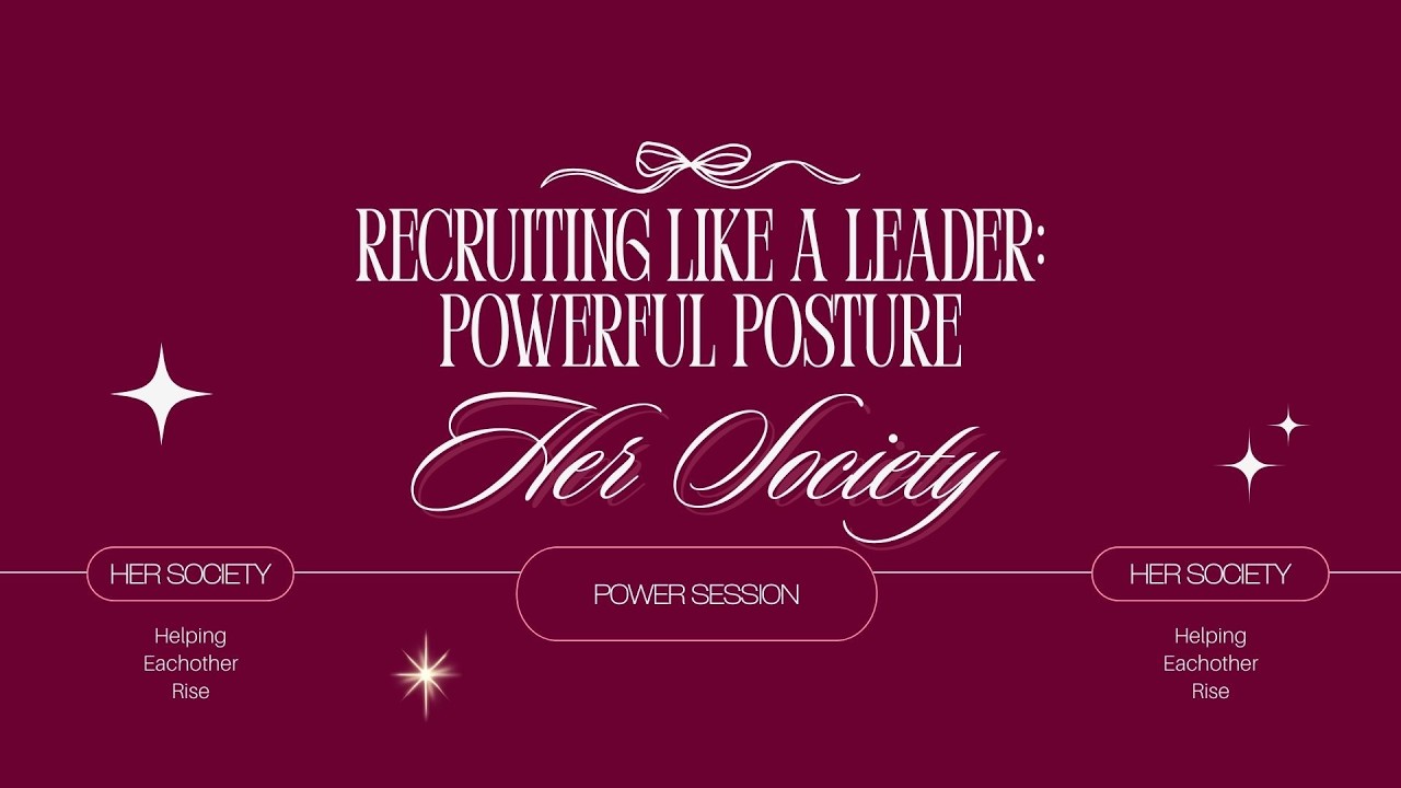 Recruiting like a Leader: Presenting your business with Posture with Kat