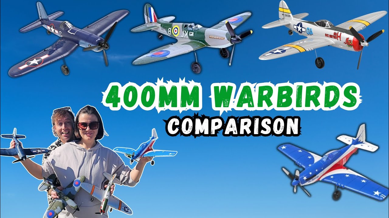 Best mini RC Warbirds comparison. Which flies best, Volantex 400mm Range