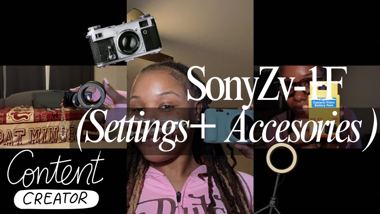 Sony ZV-1F Setup for Beginners| Accessories+ My Favorite Settings  