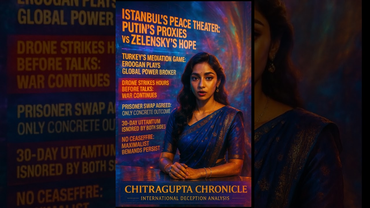 BREAKING: Putin ने Zelensky को REJECT किया! Istanbul में Peace Talks का Drama Turkey Mediation Fail