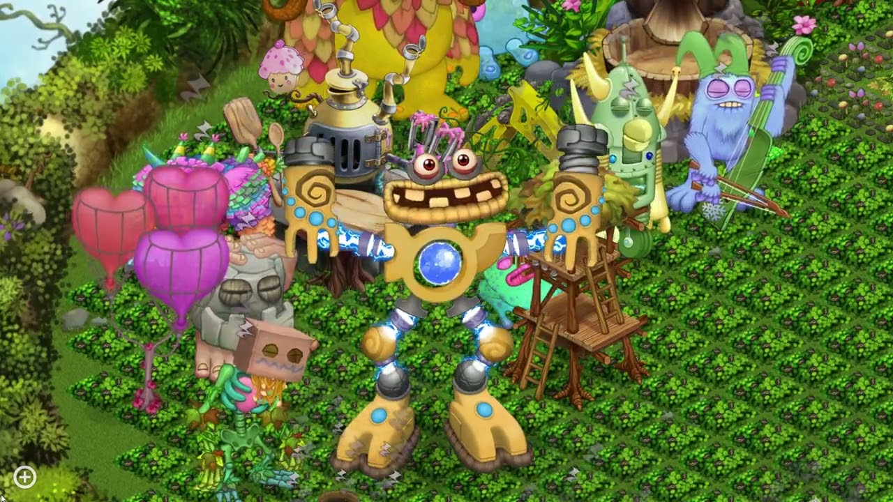 Wubbox on plant island for 5 Minutes in MSM