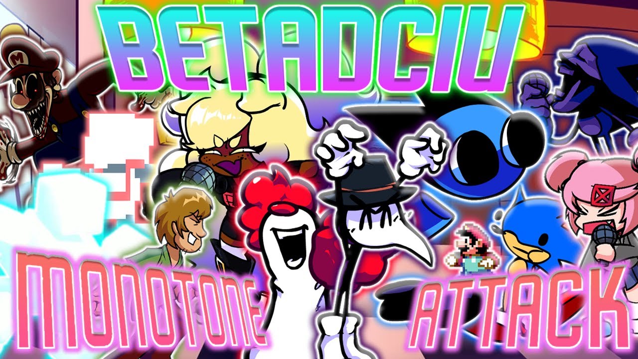 Extended Attack! - Monotone Attack But Every Turn A Different Character Is Used! Collab @themajin00