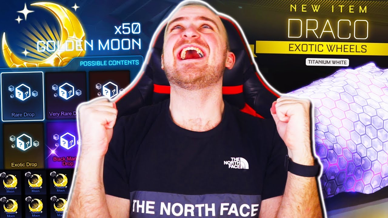 I Opened 50 Of The BRAND NEW *GOLDEN MOON* CRATES in Rocket League & The Luck Was UNBELIEVABLE!