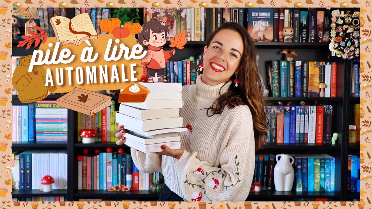 🍁 ma pile à lire pour le Pumpkin Autumn Challenge est prête 🍄