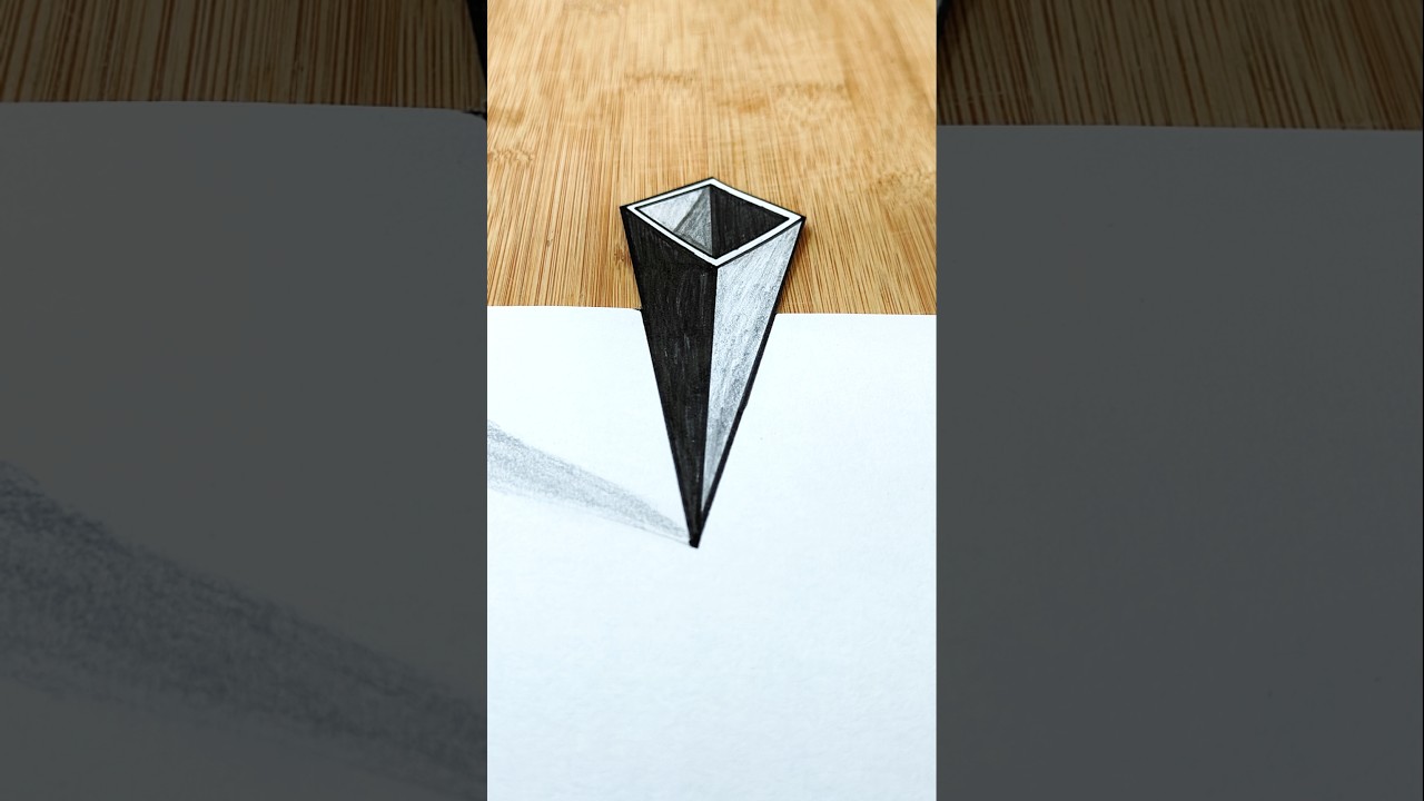 Unique 3D illusion Drawing for Kids | #shorts #youtubeshorts #3d #3dart #3ddrawing  #3dillusion