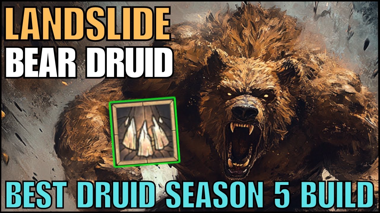Landslide Druid Season 5 Insane Build Diablo 4