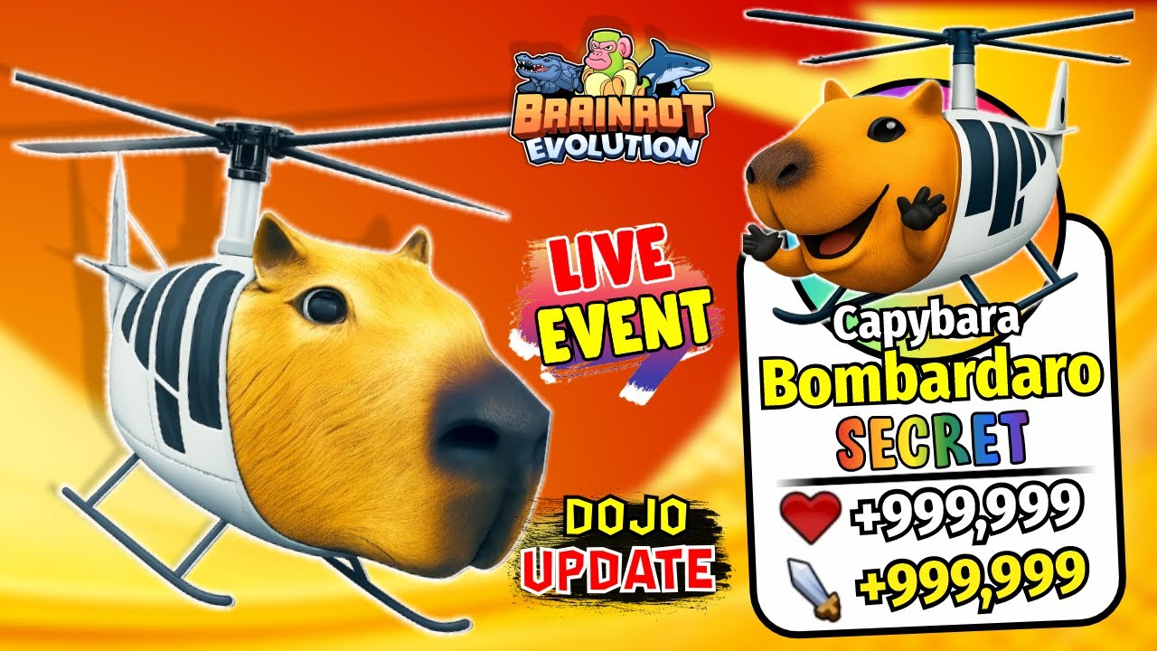 Brainrot Evolution Update! 👀New Secret Capybara Bombardaro?! 😱 | Secrets Hunting + Gameplay