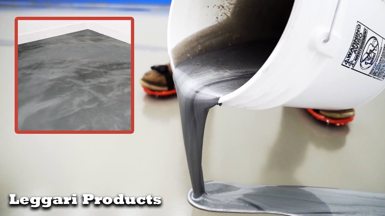 How To Make An Easy Designer Metallic Epoxy Floor Look Using Only One Metallic Color
