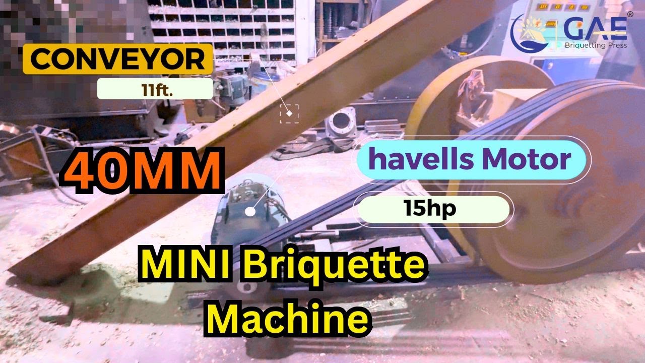 Start Your Biomass Briquette Business with 40mm Machine | Mini Briquette Plant for Africa