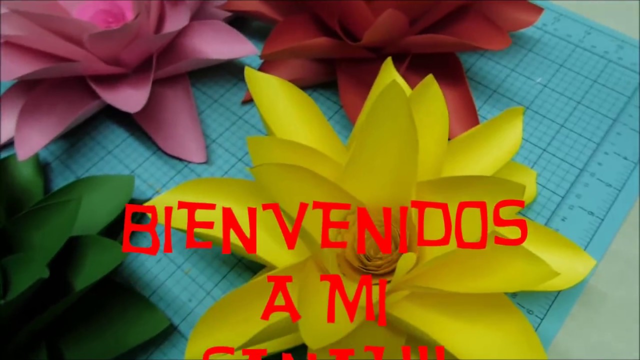 FLOR PENKA EN PAPEL Video #8 Luzka's Creations ✿