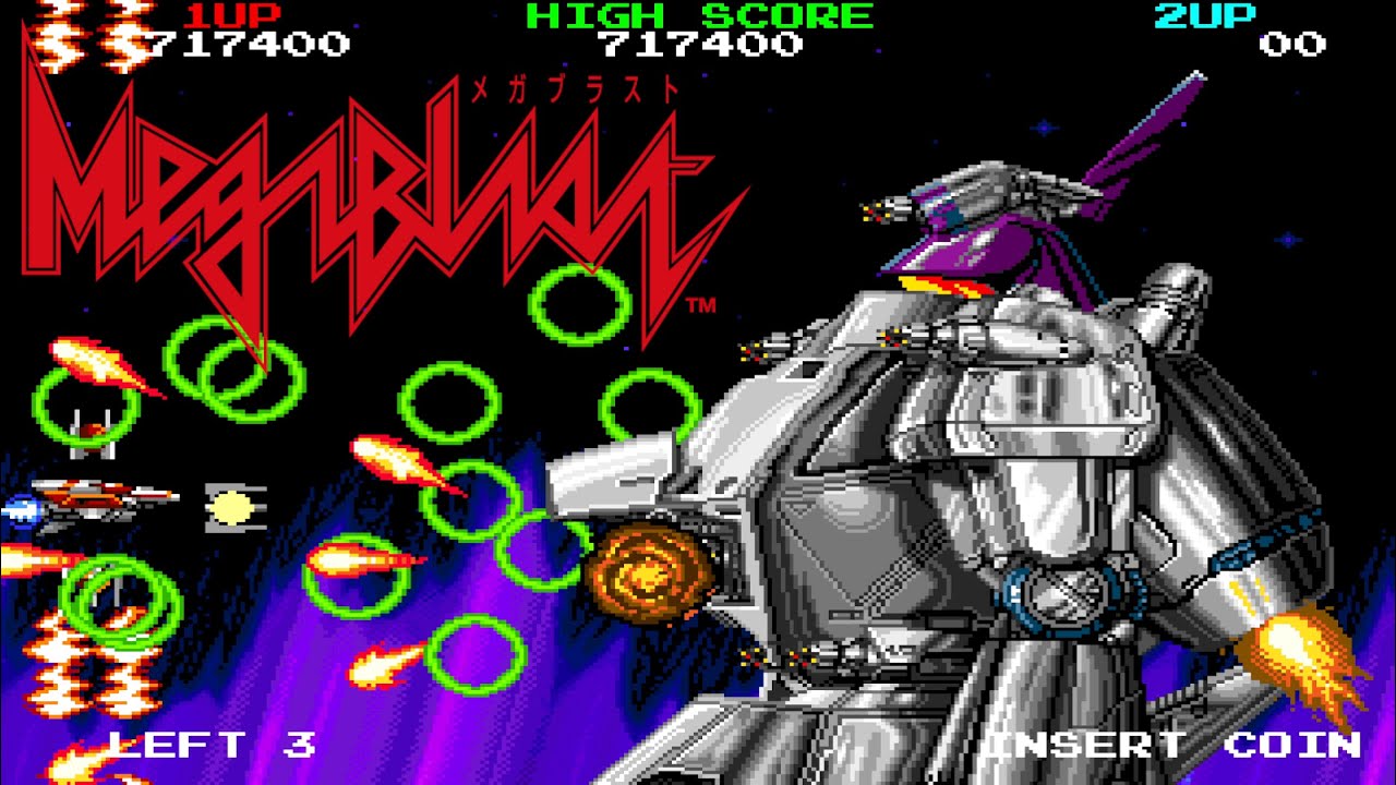 Megablast / メガブラスト (Arcade) Completed No Deaths - 1CC,  No-Miss ALL [4K]
