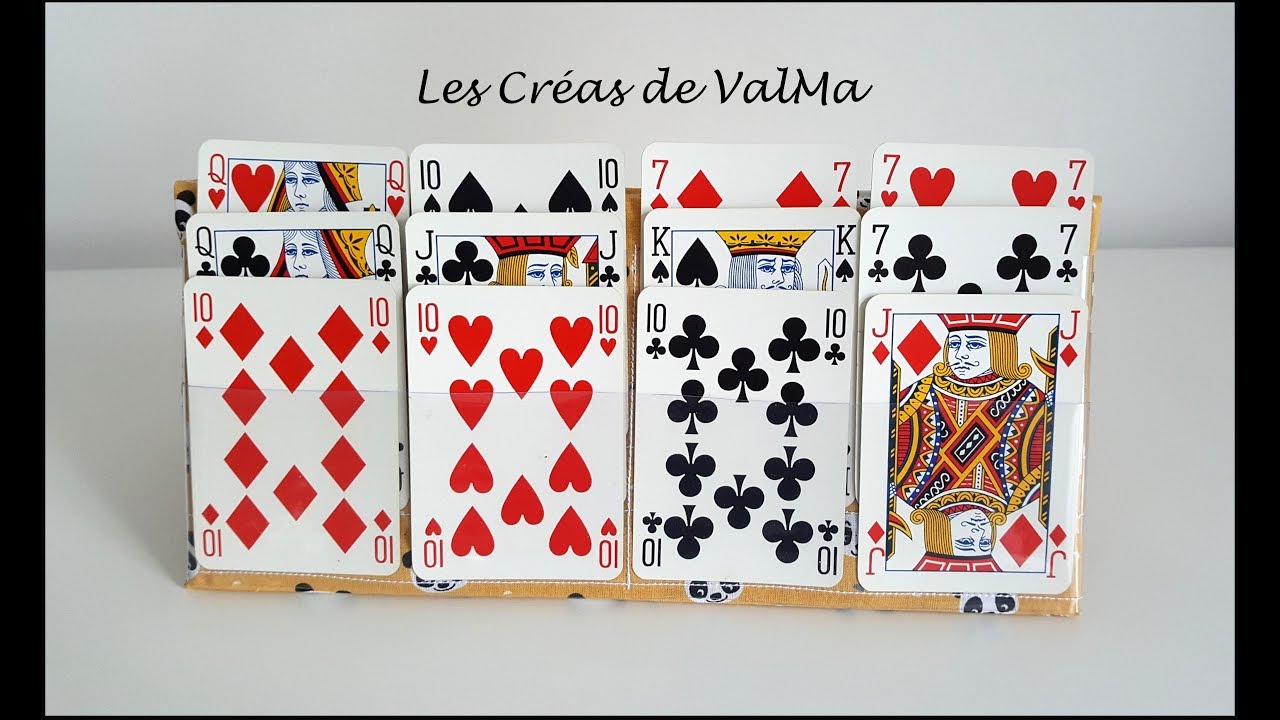 Support pliable jeu de cartes - en cristal pour une meilleure visibilité - Tuto couture ValMa Créas