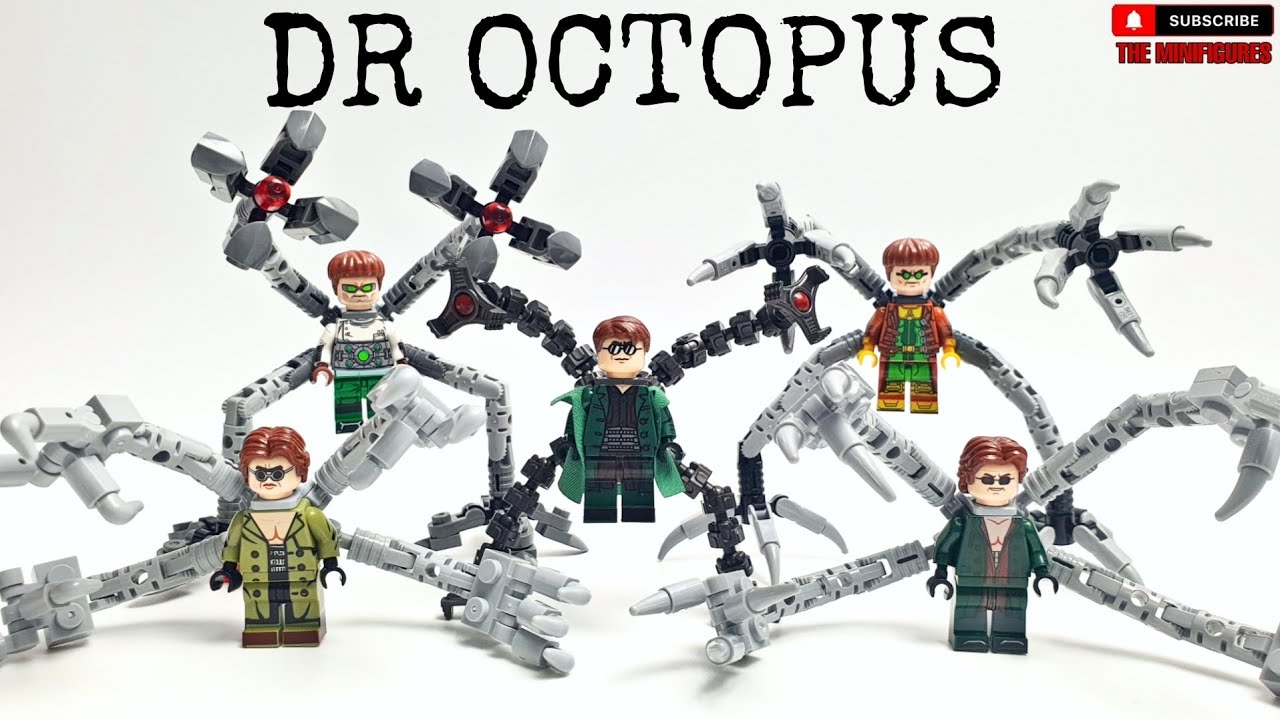 Lego Doctor Octopus Variant Minifigures Unofficial. Dr Octopus Spiderman No Way Home Movie