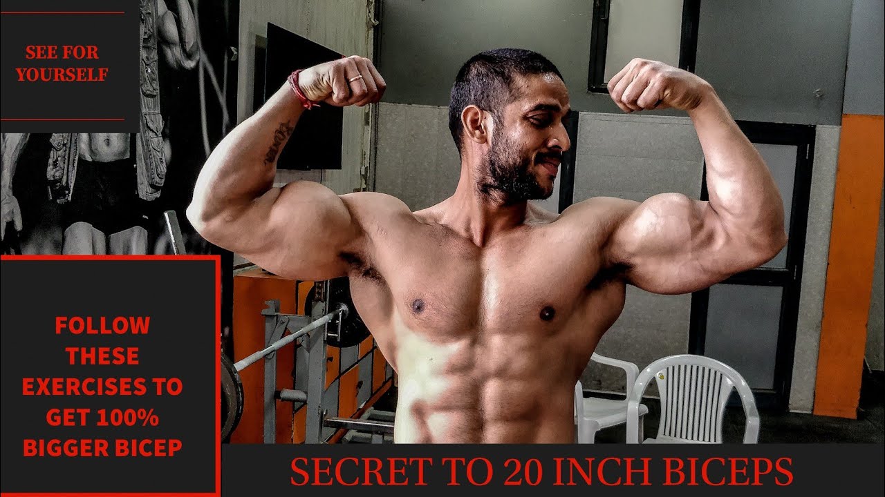 TOP 5 BICEPS EXERCISES FOR SIZE GAIN |BIG BICEPS| HOW TO GET BIGGER BICEPS  | Rahul Fitness Official