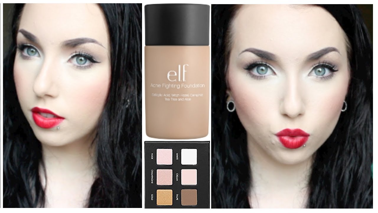 {GRWM} elf Acne Fighting Foundation Ivory, NEW Milani & Lorac Pro Palette | Shadow & Schmooze