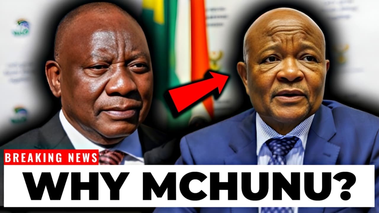 WHY MCHUNU WAS LEFT OUT: Ramaphosa’s Explosive Explanation 🔍
