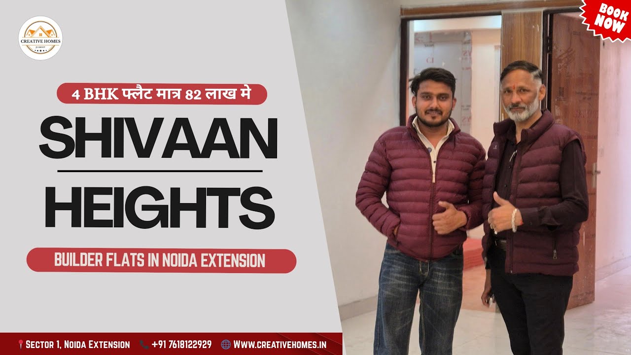 Shivaan Heights | Builder Flats In Noida Extension | Luxurious 4 BHK Builder Flats | READY TO MOVE 