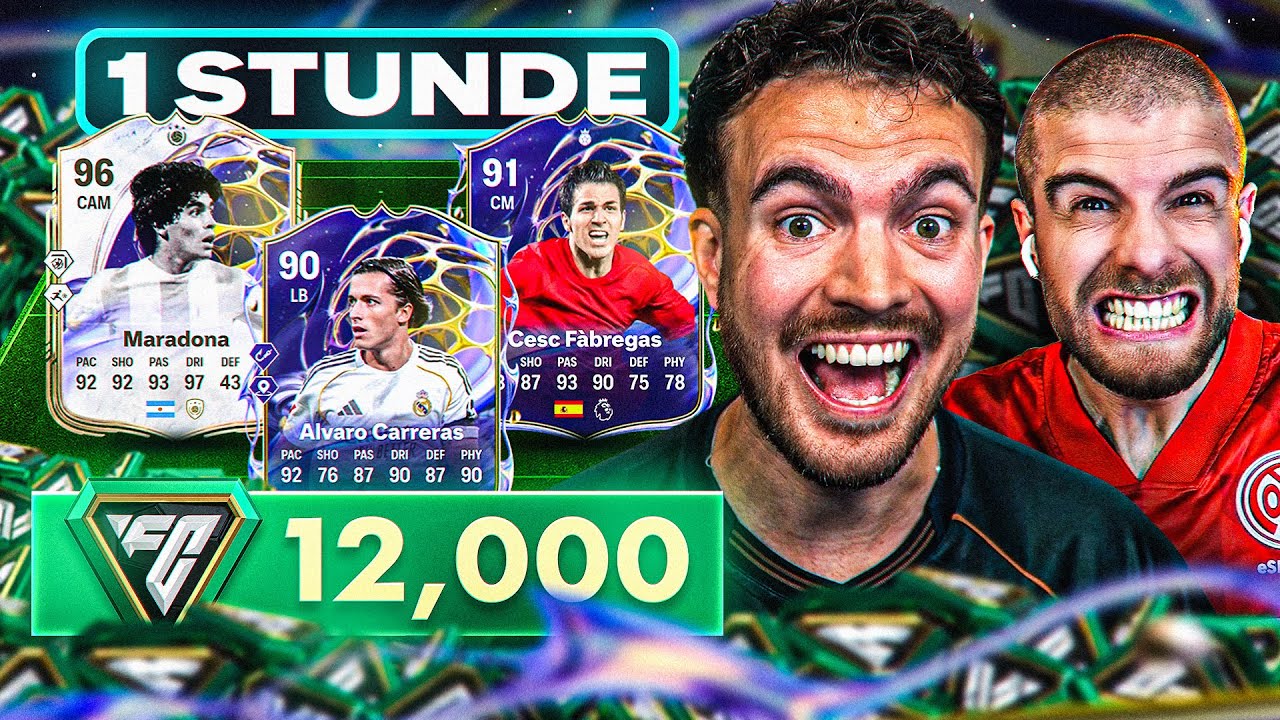 FUTURE STARS! 💥 WER erreicht MEHR in 1 STUNDE mit 100&euro; in FC 26 🔥🤯