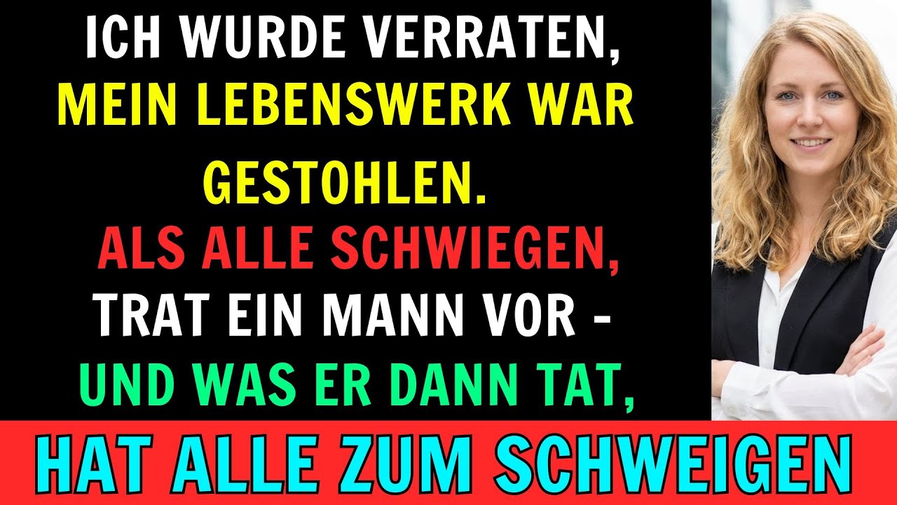 Ich wurde verraten, mein Lebenswerk gestohlen – bis ein Mann die Wahrheit ans Licht brachte
