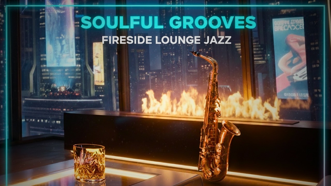 Midnight in the Digital City 🌃 | Soft Cyber Jazz for Deep Focus
