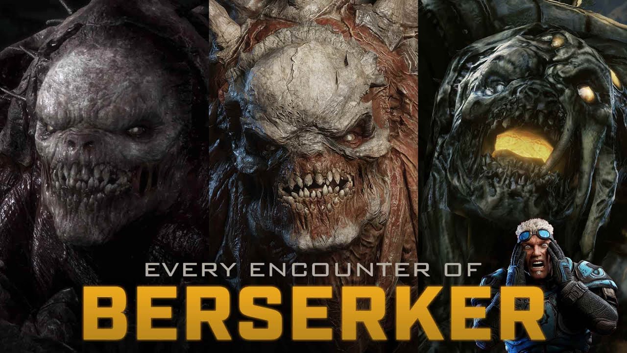 Все встречи с берсерками (классика, зеркер и матриарх) | Gears of War Saga (2006-2025)