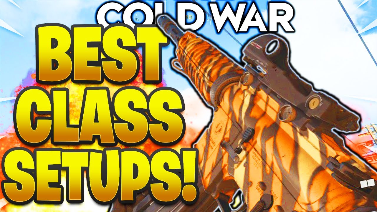 BLACK OPS COLD WAR BEST CLASS SETUPS! COLD WAR BEST CLASS SETUPS , BEST PERKS, BEST GUNS & MORE!