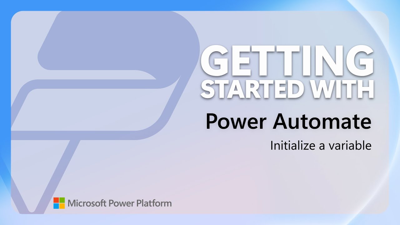 Initialize a variable | Power Platform Shorts