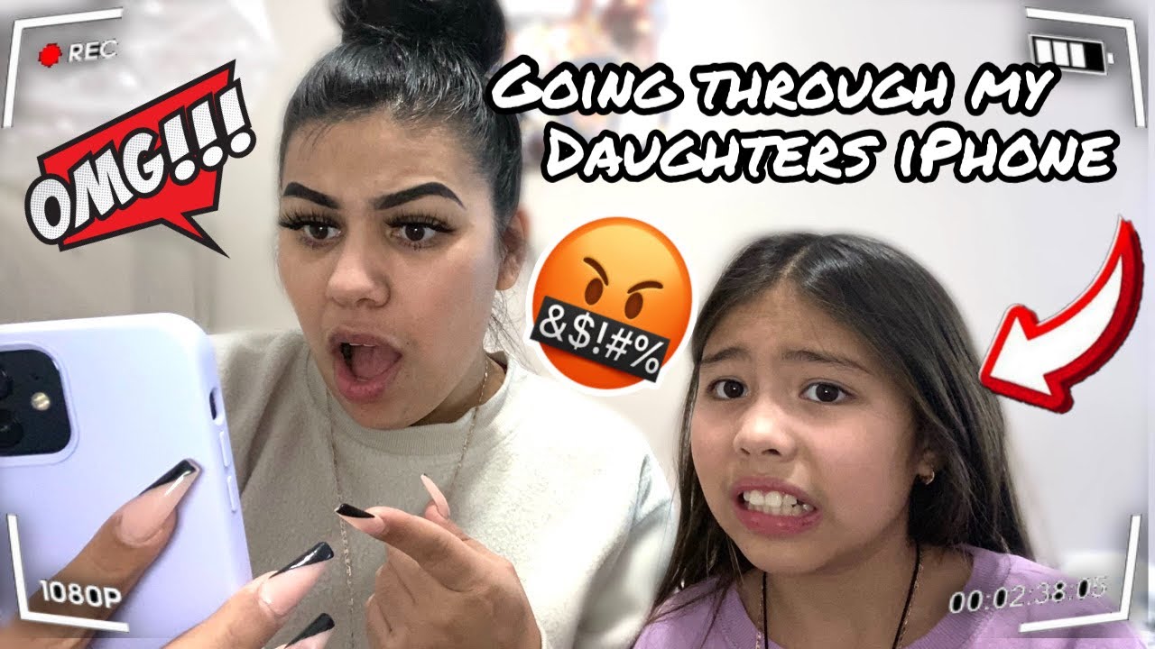 Whats In My 9 Year Olds iPhone ** Cant Believe I Found This**