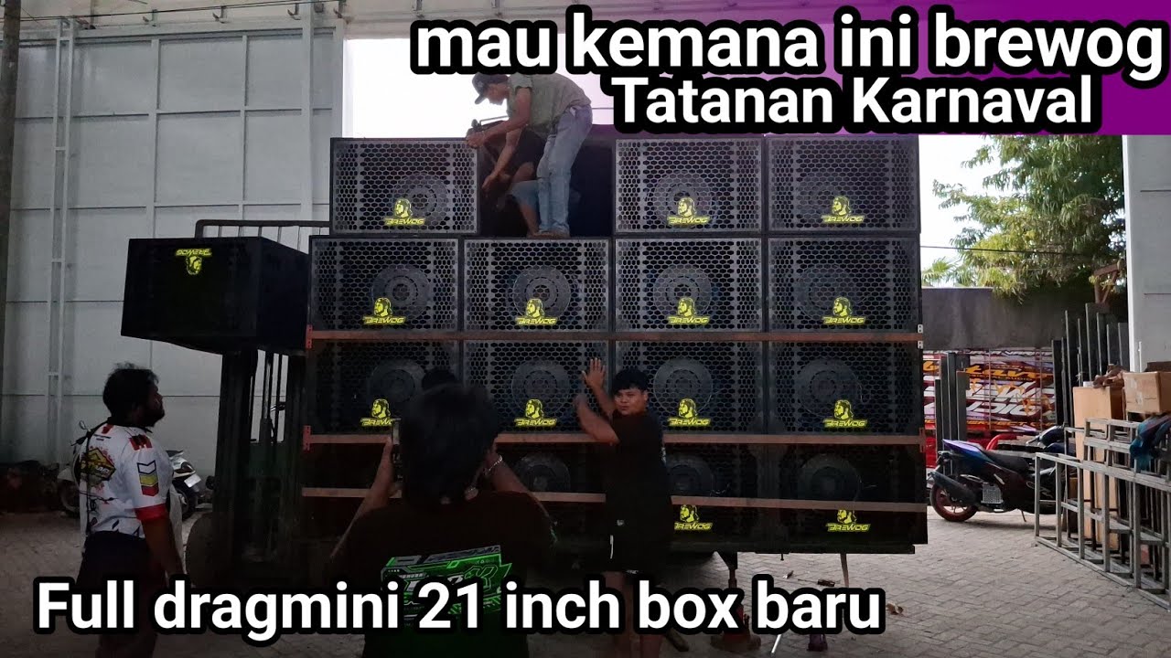 Tatanan kayak benteng 16 subwoofer full dragmini gen 2‼️hajatan horeg brewog audio