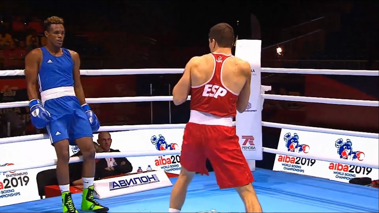 Round of 32 (81kg)  JALIDOV GAFUROVA GAZIMAGOMED (ESP) vs ALFONSO DOMINGUEZ (AZE) /AIBA World 2019