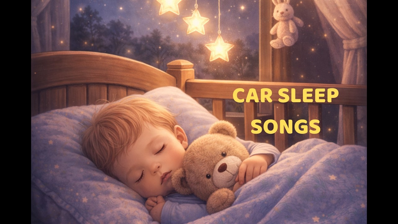 Close Your Little Eyes🚗 Calm Car Nap Song for Toddlers | Soft Nest