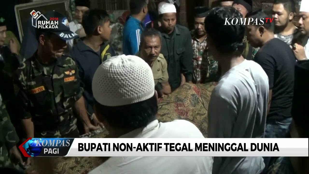 Bupati Tegal Enthus Susmono Meninggal Dunia