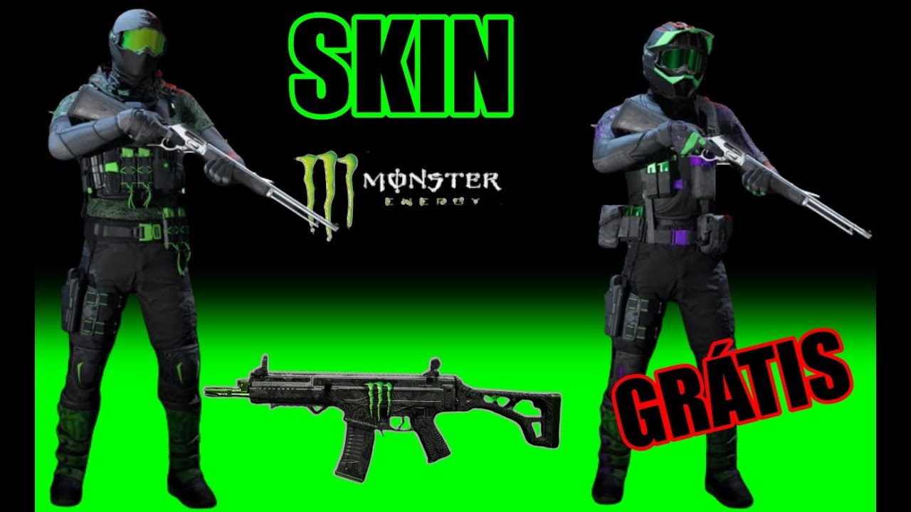COMO RESGATAR AS SKIN'S E PROJETO DE ARMA DA MONSTER ENERGY PARA O MW III E WARZONE + SKIN GRÁTIS