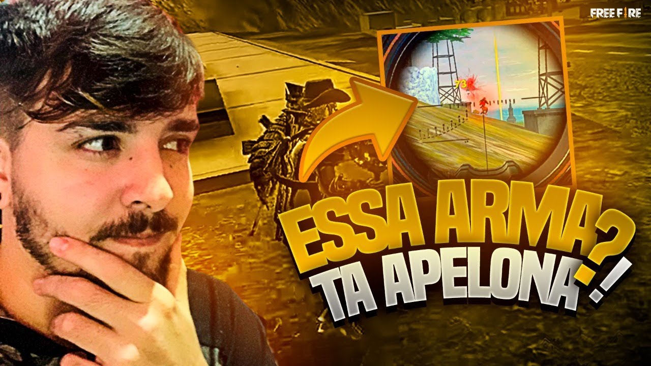 ESSA ARMA ESTÁ MUITO APELONA NO FREEFIRE!!! FT EL CEROL, SHAZAN, JAPA